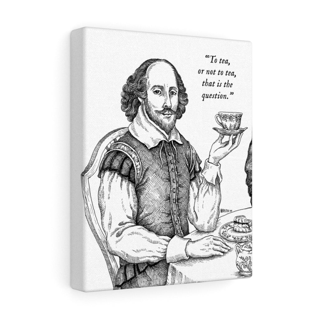 Author Tea Time Series - William Shakespeare - Artwork Print NovelTeas