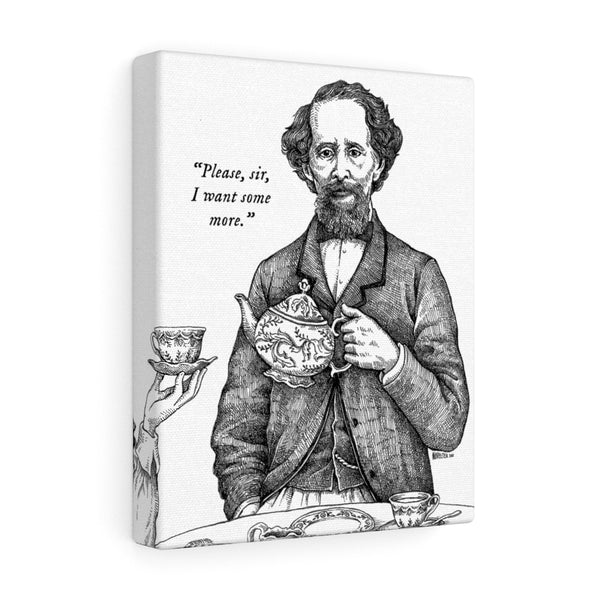 Author Tea Time Series - Charles Dickens - Artwork Print NovelTeas