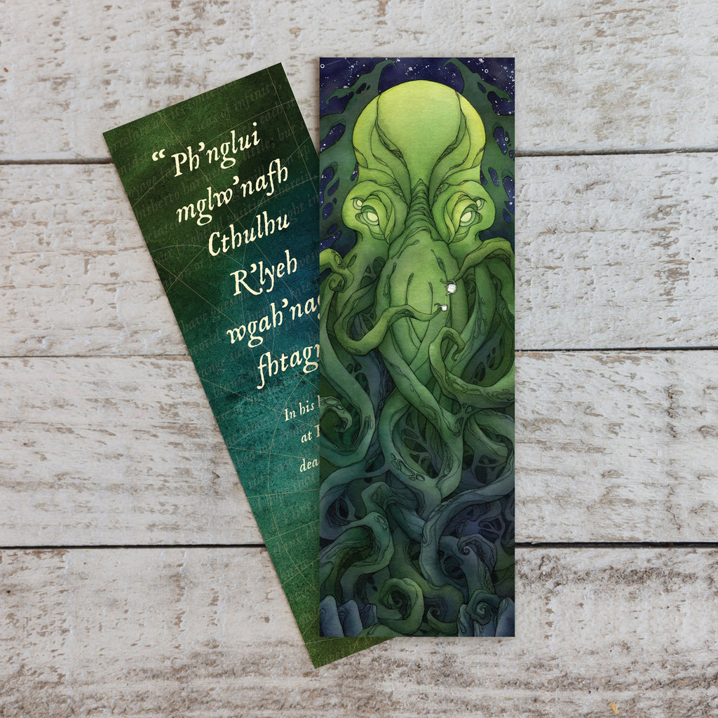 Call of Cthulhu Bookmark Watercolor art