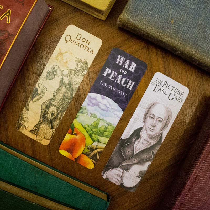 Noveltea Tin British Author Bookmarks