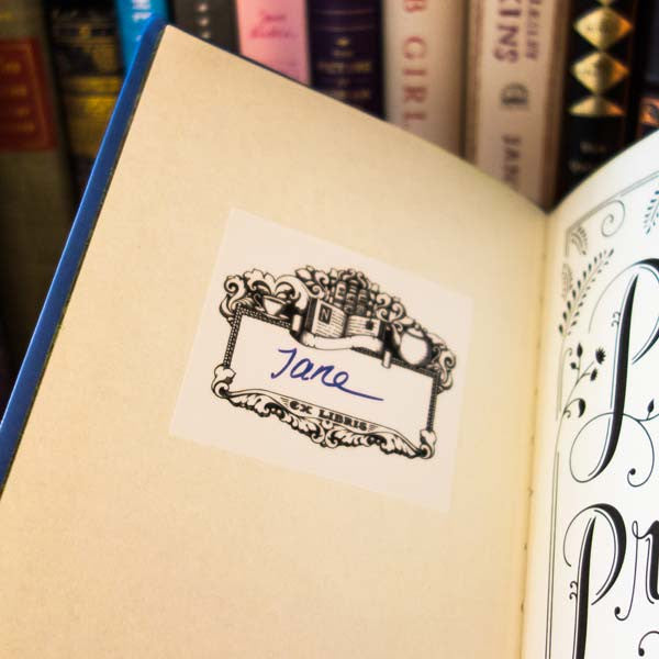 Vintage Bookplate for Tea Lovers NovelTeas