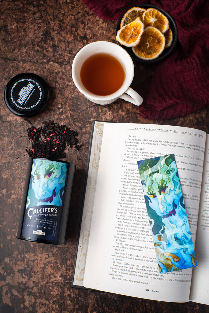 Calcifer Tea and Bookmark