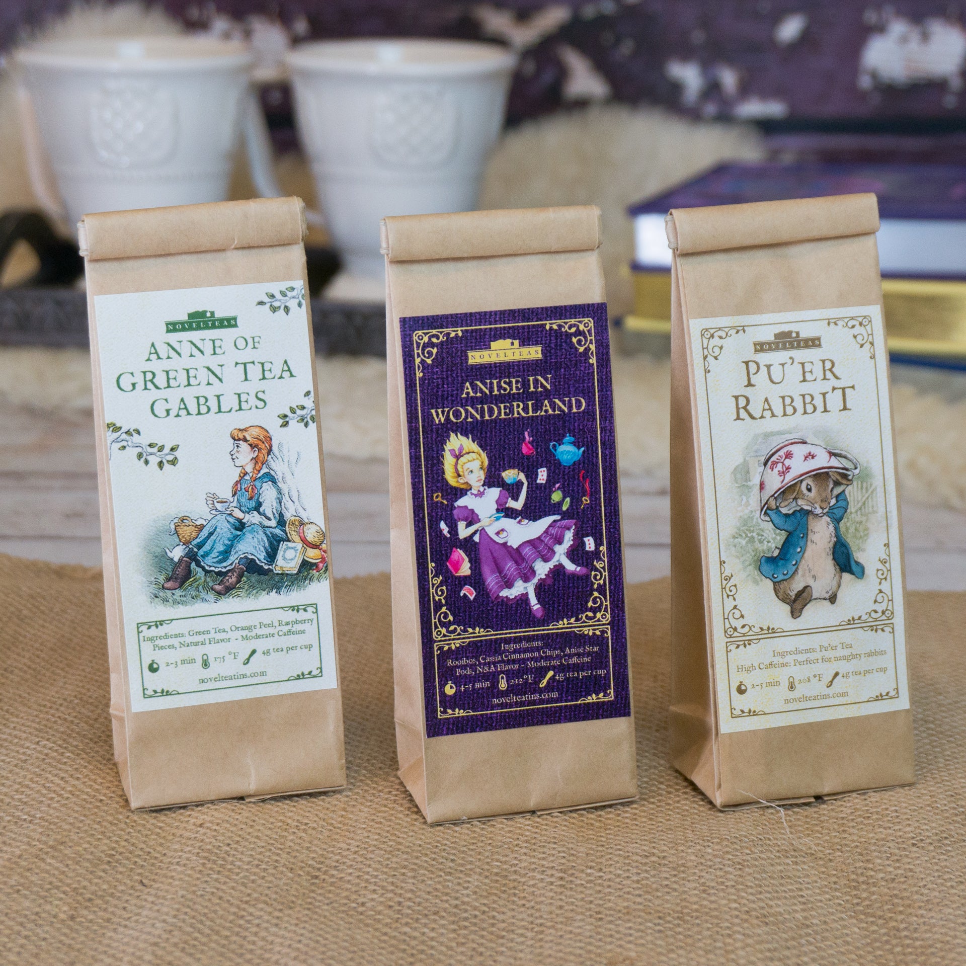 Nevel Tea NovelTea Tins Available Product Line - NovelTeas