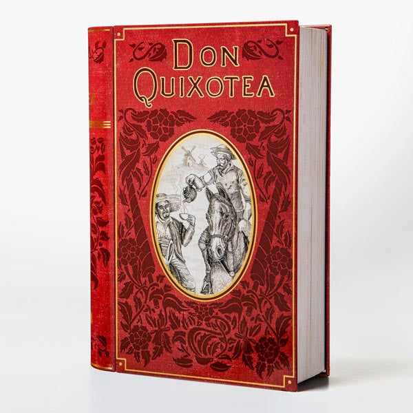 Don QuixoTea - NovelTea Book Tin  Front
