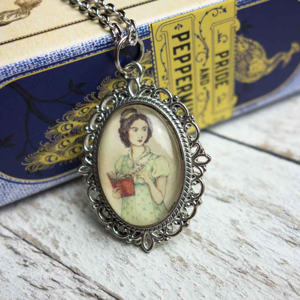 Elizabeth Bennet Necklace NovelTeas