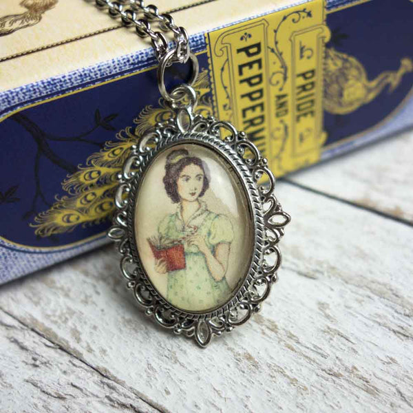 Elizabeth Bennet Necklace NovelTeas
