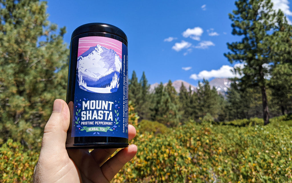 Mount Shasta: Pristine Peppermint Tea Tin