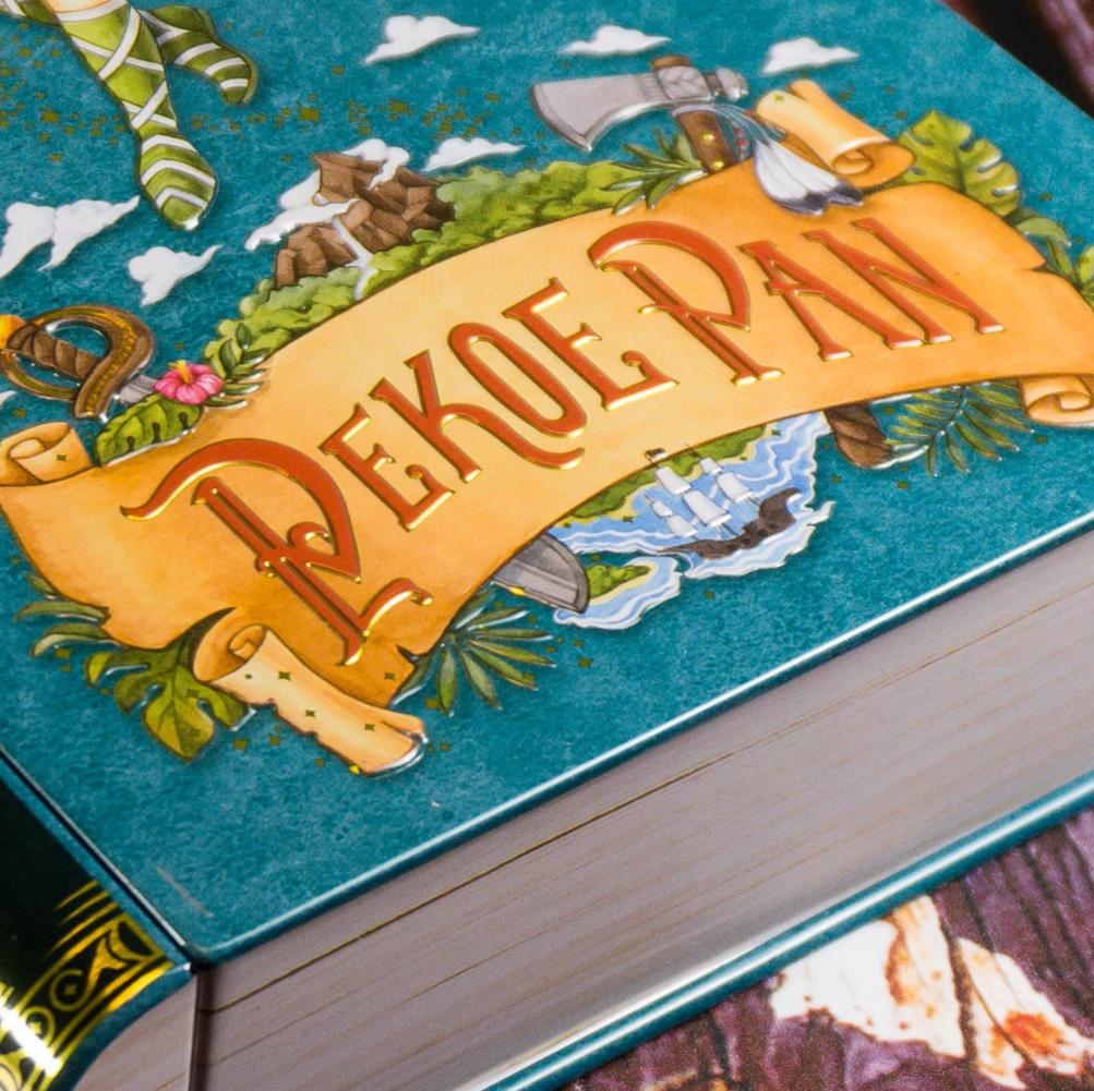 Peter Pan Tea Tin Closeup